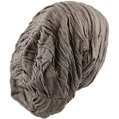 Chemo Slouchy Style Baggy Beanie Cancer Headwear for Women Fleece Lining Winter Hat - color: 6. 2800 - Khaki