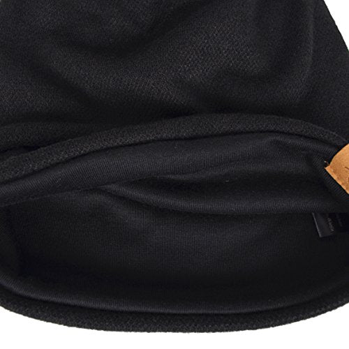 VECRY Men's Slouch Beanie Skull Cap Long Baggy Hip-Hop Winter Summer Hat - color: Black