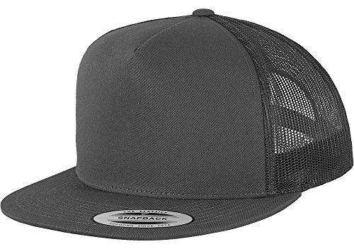 Flexfit Classic Trucker Hat White – One Size – 6006 - color: Charcoal