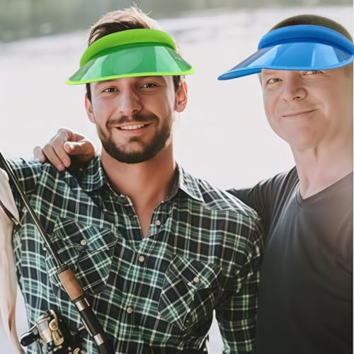 12 Pack Sun Visor Hats for Women, 12 Color