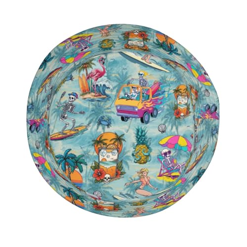 Bucket Hat for Men Women Packable Sun Hats Fisherman Outdoor Summer Travel Hiking Beach Caps - color: Skull Pineapple