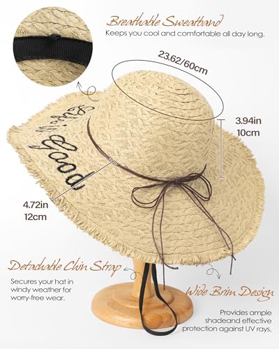 Sun Hats for Women Beach Hats for Women - color: Beige