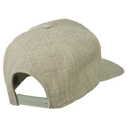 e4Hats.com Pink Diamond Outline Embroidered Snapback Cap - color: Heather