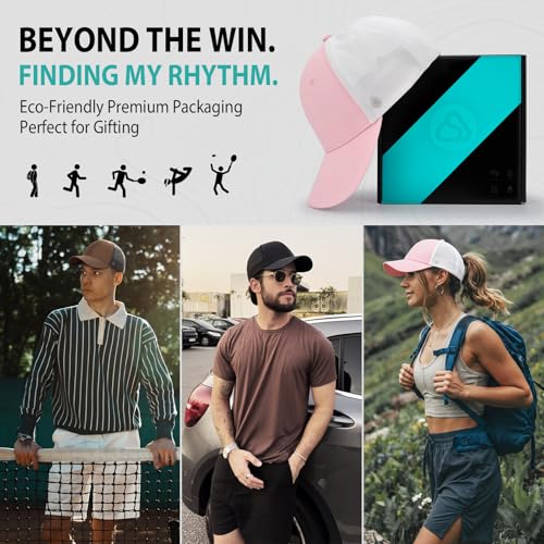 AOPREL Cloud-Touch Trucker Hat - High-Density Structured Mesh Baseball Cap Men & Women，Shape-Retaining Breathable UPF 50+ - color: Blush Pink · Soft