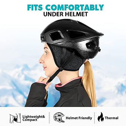 Hikenture Womens Skull Cap Helmet Liner with Ponytail Hole - color: Grey