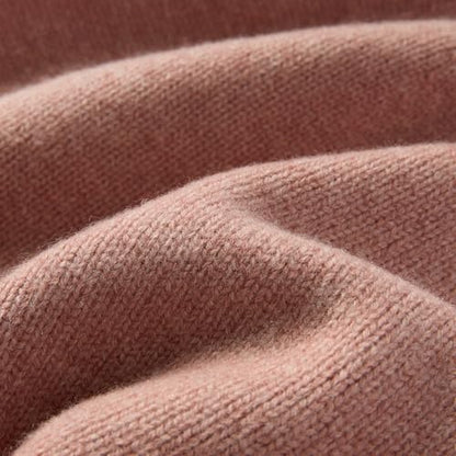 100% Merino Wool Slouchy Beanie Hat, Women Warm Winter Caps Soft, Ladies Breathable & Cozy Stretchy Knitted Skull Cap - color: Pink