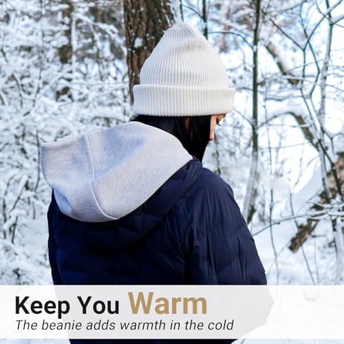 NPQQUAN Beanie for Women Winter Hats for Mens Beanie Cuffed Knit Beanies - color: Pink