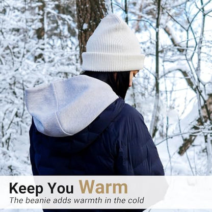 NPQQUAN Beanie for Women Winter Hats for Mens Beanie Cuffed Knit Beanies - color: Pink