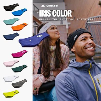 Turtle Fur Bang Band - Warm Headbands for Men and Women - color: Iris