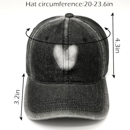 Baseball Cap for Women Men Classic Strapback Hats Adjustable Sun Hat - color: Black B