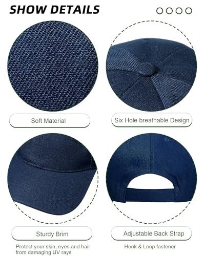 Foaincore 36 Pack Blank Baseball Cap Bulk Adjustable Back Strap Sublimation Hats Plain Unisex Trucker Hat for Men Women - color: Novel Color