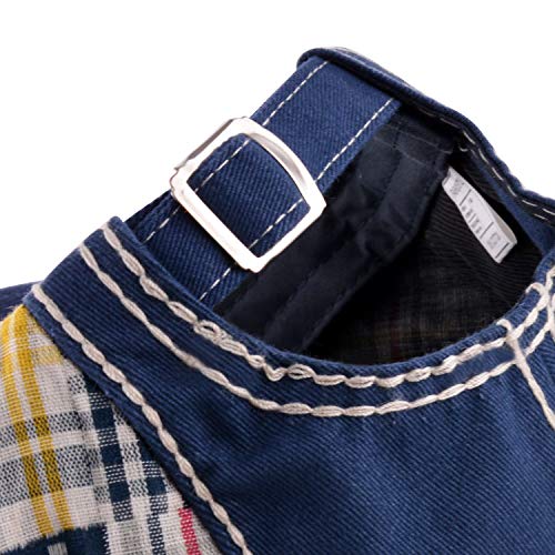 MOACC M Men Beret Hat Cotton Buckle Adjustable Newsboy Hats Cabbie Gatsby Cap - color: Hat-t1-blue