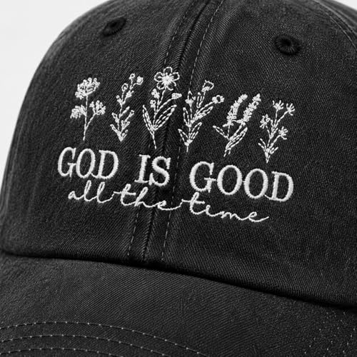 Man of God Husband Dad Embroidered Hat Camping Caps for Women - color: The Way the Truths the Lifes 9