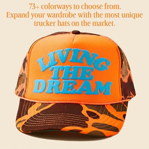 BROTHER TRUCKERS The World's Greatest Polyester Trucker Hat Blank in 73+ Colors - Wholesale Snapback Hat - color: Black/Black/Red