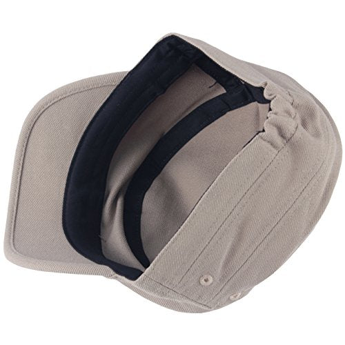RaOn A203 Irish Plain Empty Short Bill Design Cool Army Cap Golf Club Cadet Military