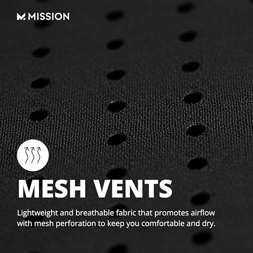 MISSION Cooling Vented Performance Hat Unisex Cap for Workouts, Golf & Running, Sweat & Water Activated Technology - color: Alloy Heather