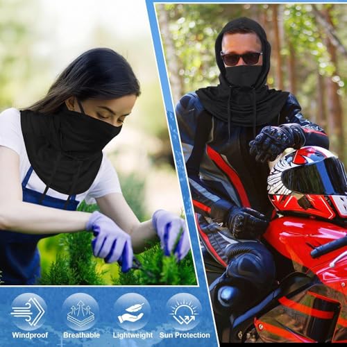 Funtery Summer Cooling Balaclava Mask - color: Black