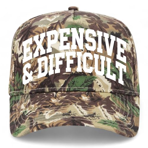 Expensive & Difficult Collegiate Hat - color: Woodland Camo