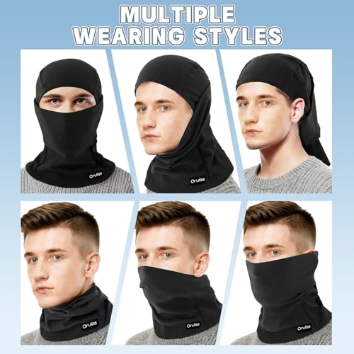 Winter Ski Mask Balaclava for Men Women, Warm Full Face Mask Cold Weather Snowboarding Skiing Motorcycling - color: Rose Pink