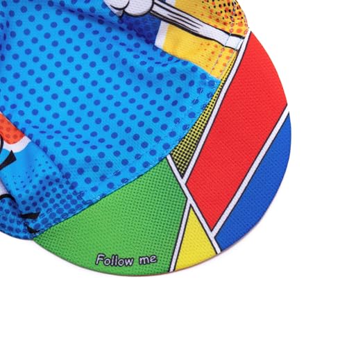 Cycling Cap for Man and Woman Cycling Hat Under Helmet-Polyester Breathable Sweat Absorbent - color: Go-19