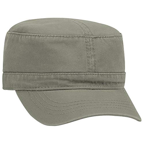 OTTO Superior Garment Washed Cotton Twill Military Cap - color: Ol. Green