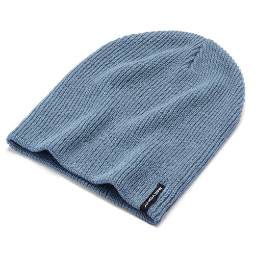 Essential Knit Beanie – Soft, Lightweight Comfort in Fun Colors - color: Blue Denim