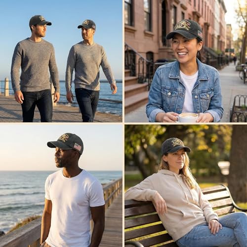 U.S. 250th Anniversary 250 Years Fo Freedoms 1776-2026 Hats for Men Womens - color: Allblack2