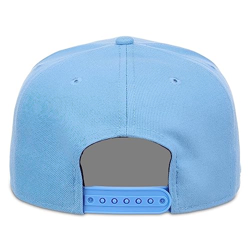 Lids Blank Dime Adjustable Snapback Hat - color: Light Blue