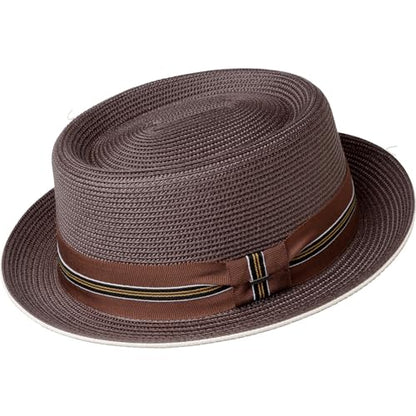 Bailey 1922 Carver Pork Pie Hat - Dusty Olive/XXL - color: Java Bean, size: Small
