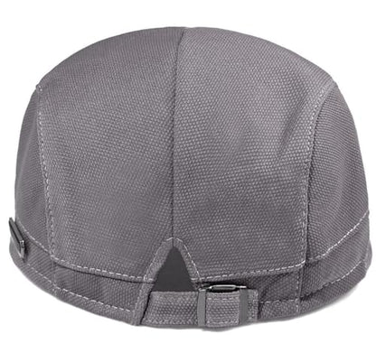 Newsboy Hats for Men Flat Cap Adjustable Irish Cabbie Ivy Driving Hunting Hat - color: Gray