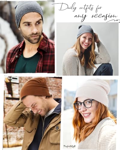 Thin 100% Cotton Fine-Knit Beanie Hat Slouchy Soft Chemo Skull Cap - color: 1-turquoise Green
