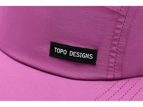 Topo Designs Nylon Camp Hat - color: Damson