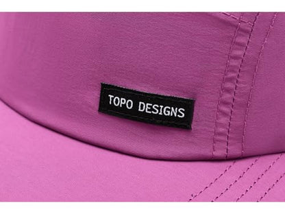 Topo Designs Nylon Camp Hat - color: Damson