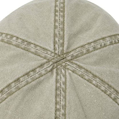 VOBOOM Cotton Flat Cabbie Hat Gatsby Ivy Irish Hunting Newsboy Cap - color: Washed Khaki