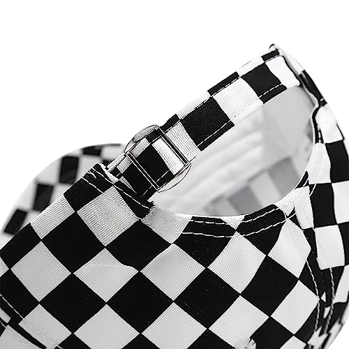 BEARUN Cotton Tie Dye Low Profile Cap Hiphop Baseball Cap Fashion Dad Hat - color: Checkered