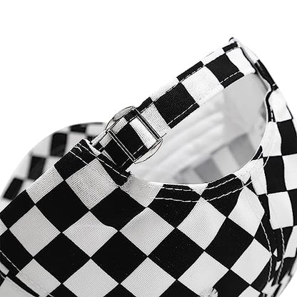 BEARUN Cotton Tie Dye Low Profile Cap Hiphop Baseball Cap Fashion Dad Hat - color: Checkered