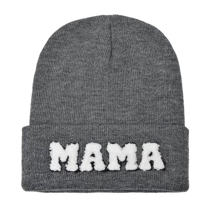 ZOORON Beanie for Men Women Warm Winter Hat Unisex Soft Knit Cuffed Beanie - color: 1pack-mom-grey