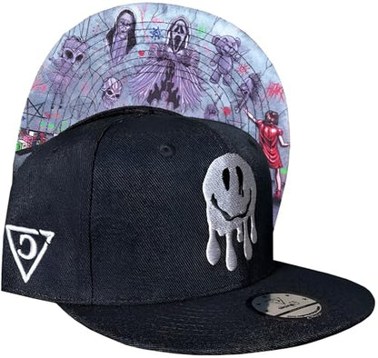 Capiche [99+ Variations] Special Series Snapback Cap - One Size Unisex Men - color: Wall Drawing Sb