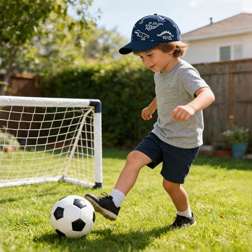 Toddler Sun Hats Baby Boys Cap Girls Adjustable Dinosaur Baseball Kids Hats - color: Green Dinosaur, size: 6-24 Months