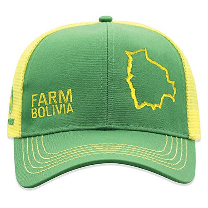 John Deere Farm State Pride Contrast Mesh Back Core Baseball Cap - color: Farm Bolivia