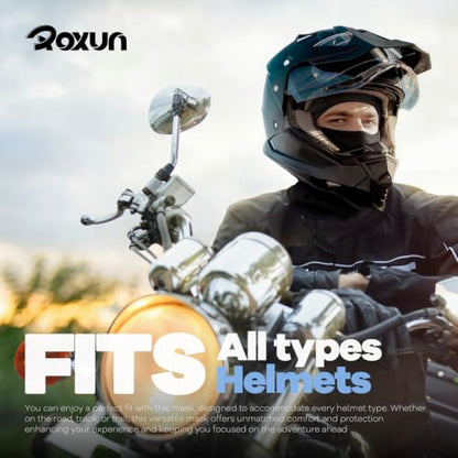 ROXUN Ski Mask Balaclava, Motorcycle Summer Cooling Breathable UV Protector - color: 116-black Assassin