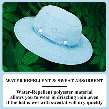 Palmyth Head Net Hat, Sun Hat Safari Hat - color: Airy Blue