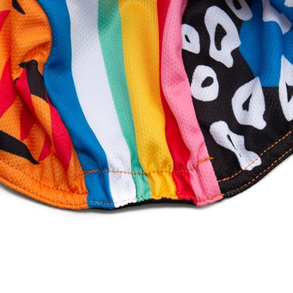 Cycling Cap for Man and Woman Cycling Hat Under Helmet-Polyester Breathable Sweat Absorbent - color: Bplan-23