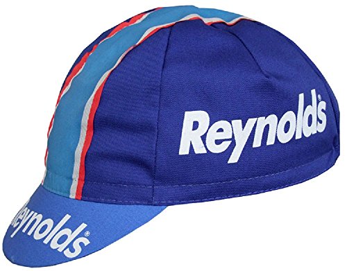 Retro Prestige Team Cycling Caps Classic L’Eroica Made in Italy - color: Reynolds, size: One Size