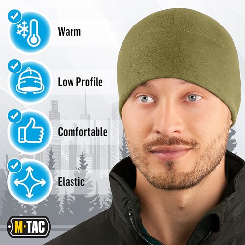 M-Tac Fleece Watch Cap - Army Military Tactical Beanie Hat Winter Skull Cap - color: Ocp, size: Medium