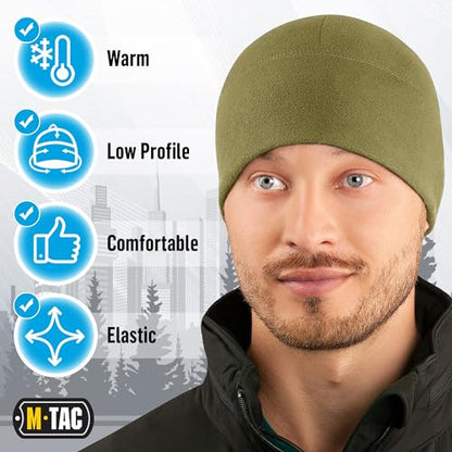 M-Tac Fleece Watch Cap - Army Military Tactical Beanie Hat Winter Skull Cap - color: Ocp, size: Large