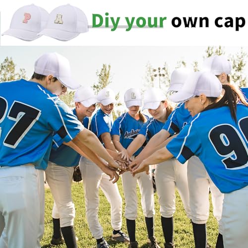 Suhine 24 Pcs Blank Trucker Hat Bulk,Unisex Baseball Cap - color: White
