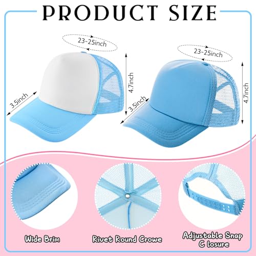 Hercicy 40 Pack Blank Trucker Hat Bulk - color: Multiple Colors