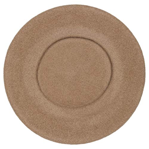 Seeberger Virgin Wool Beret for Women Women - Made in The EU - color: Brown