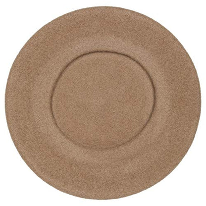 Seeberger Virgin Wool Beret for Women Women - Made in The EU - color: Brown